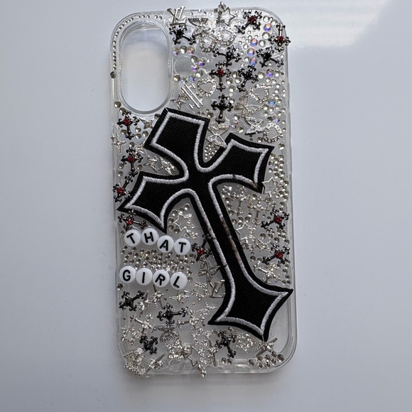 Other - Stylish Black Cross Phone Case